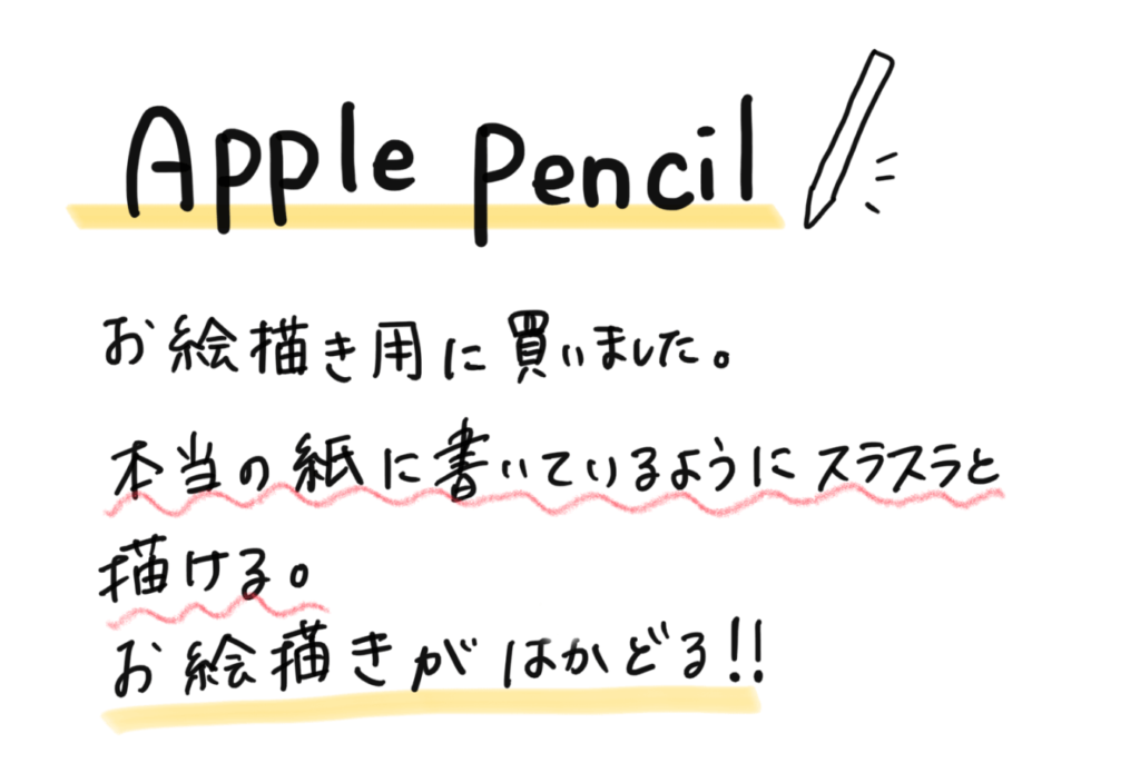 Apple Pencilで書いたメモ画像