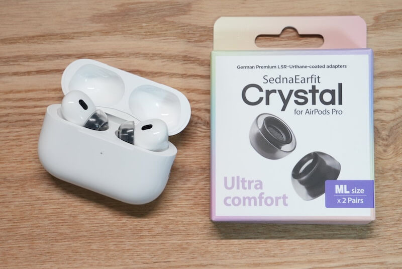 AirPodsPro用イヤーピース「AZLA SednaEarfit Crystal」